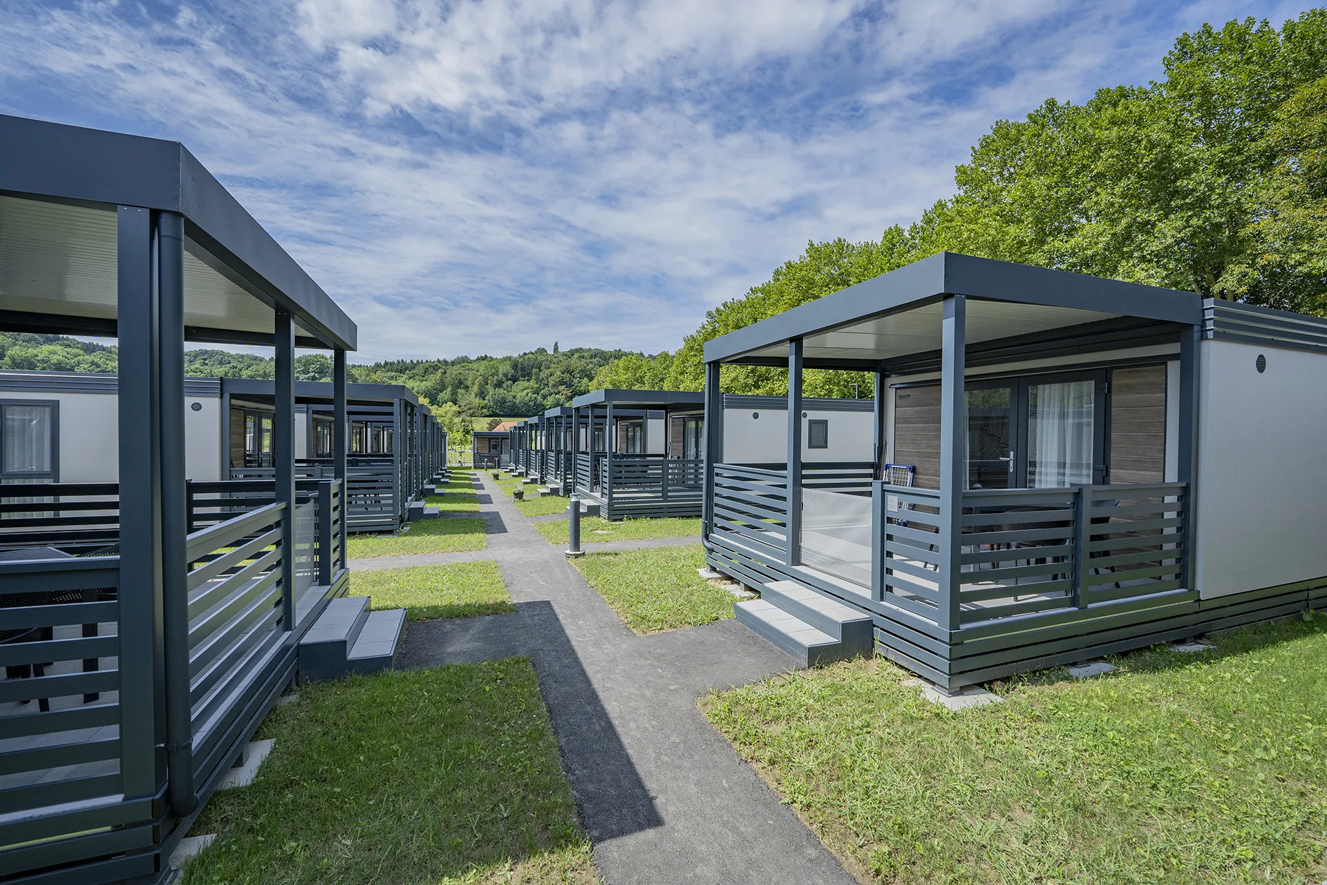 Modernes Mobilheim für 2 Personen am Camping Resort Riegersburg