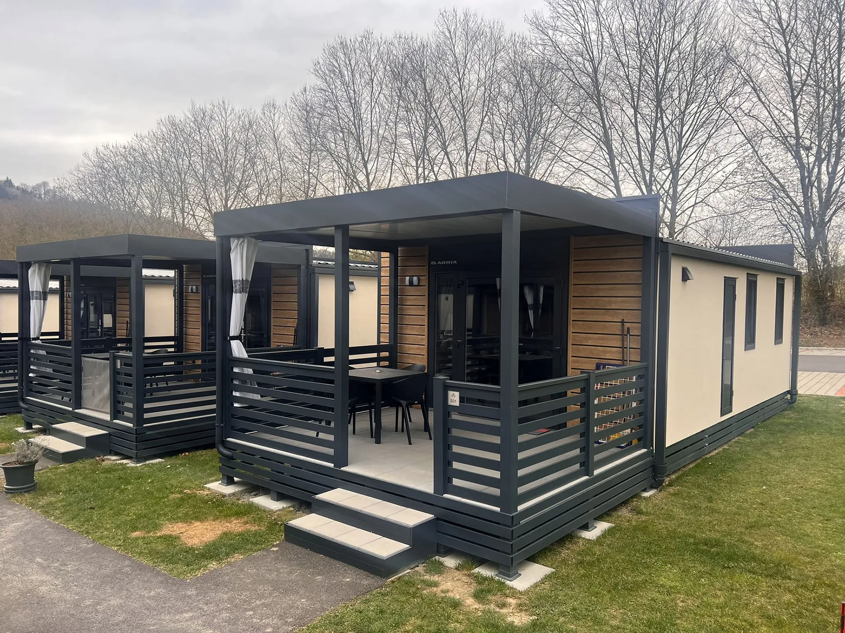 Modernes Mobilheim S am Camping Resort Riegersburg